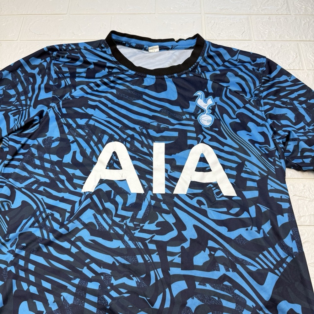 Nike Tottenham Hotspur 2022 23 Pre Match Jersey Mens L Blue AIA Soccer Shirt